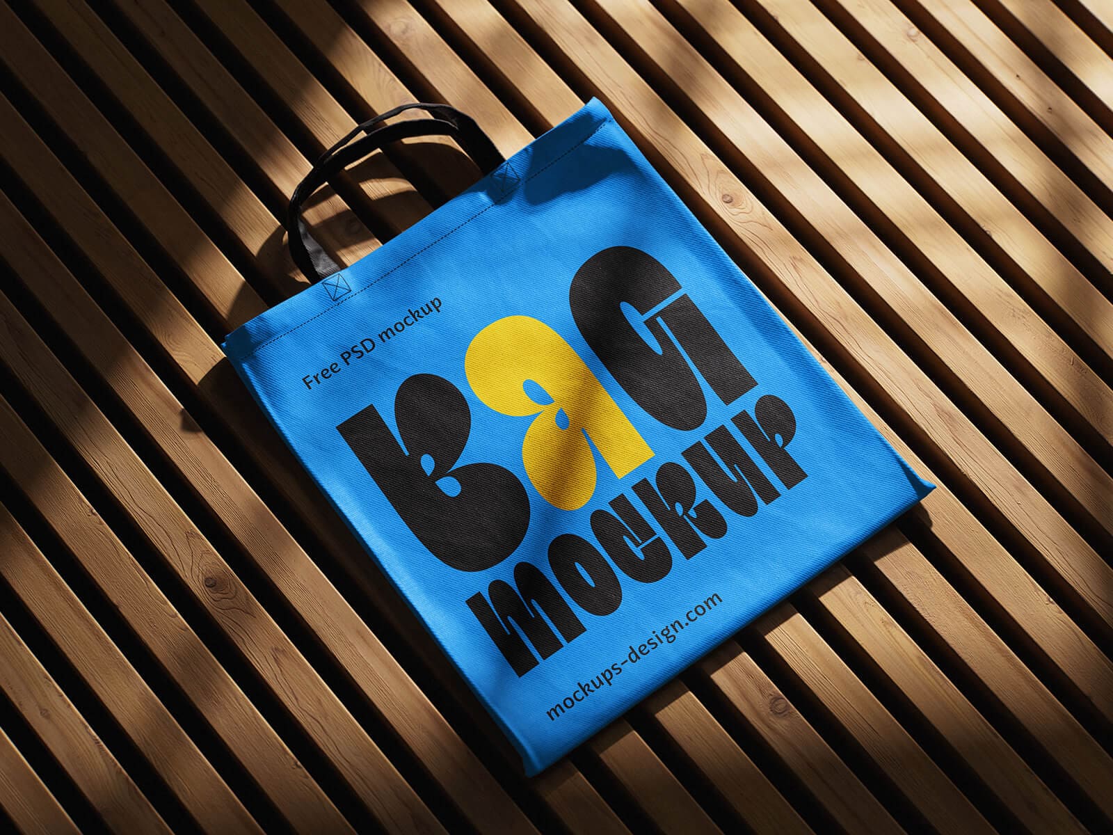 A set of free canvas tote bag mockups
