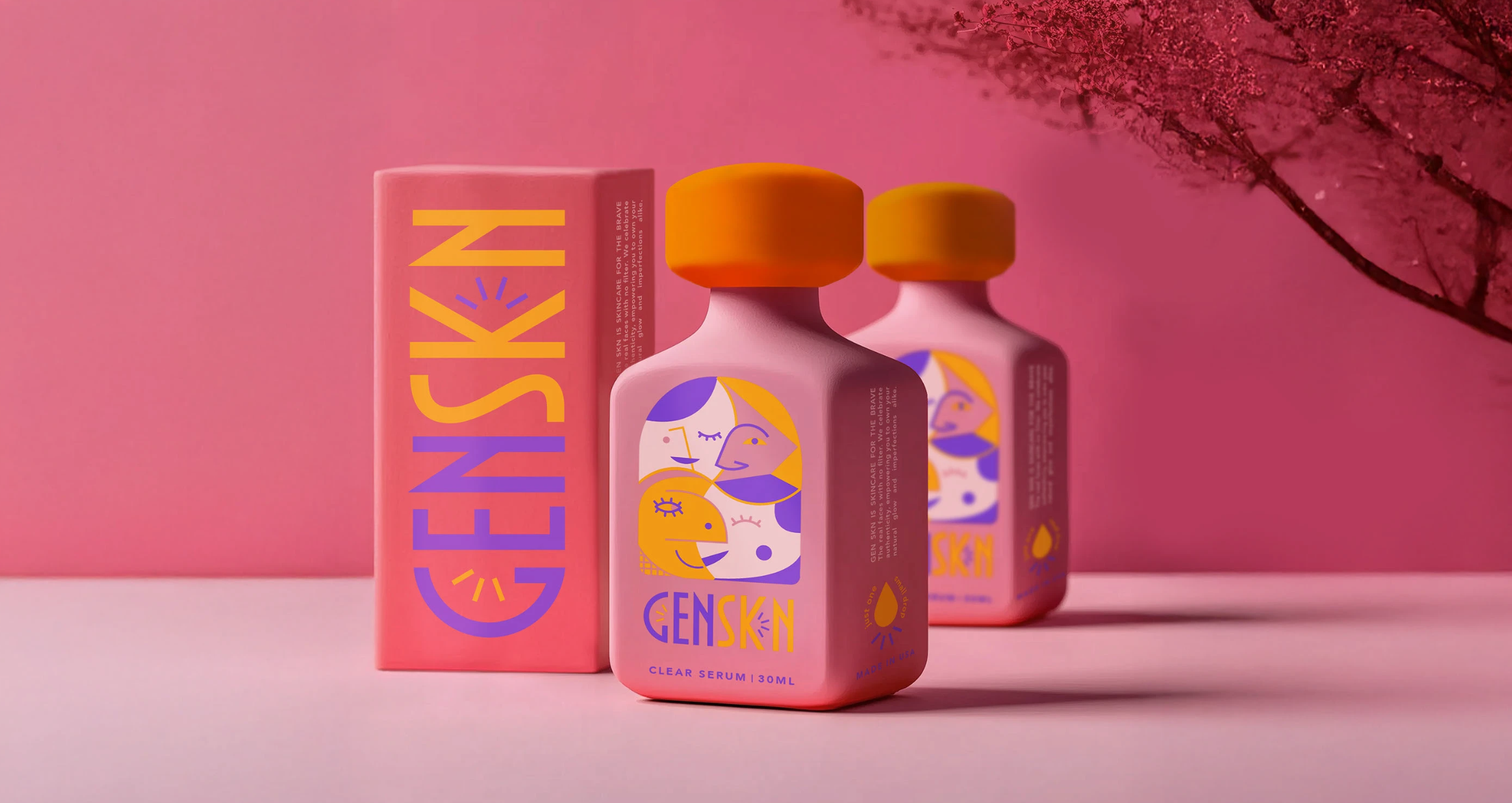 A vintage style cosmetic packaging