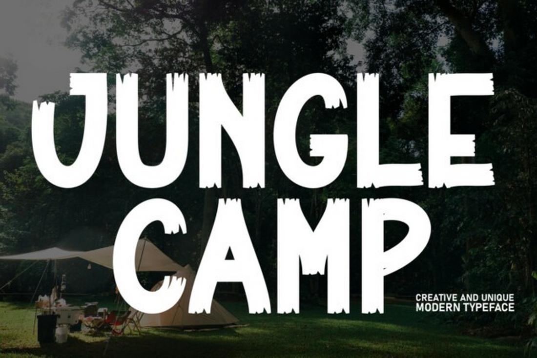 A free display font