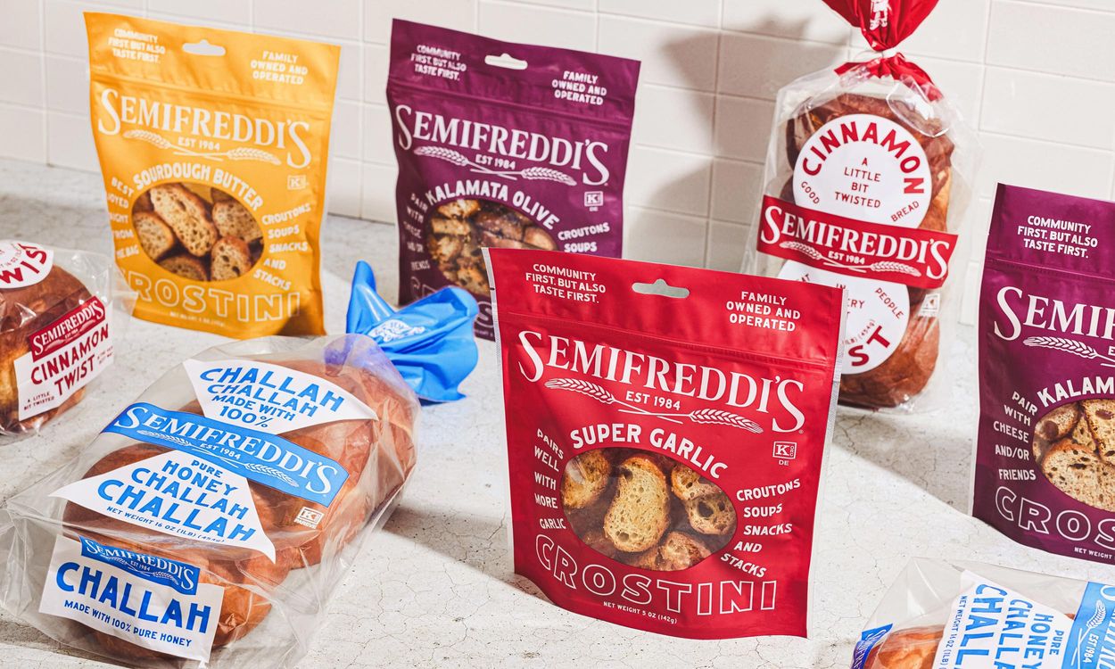 A Semifreddi's packaging designs