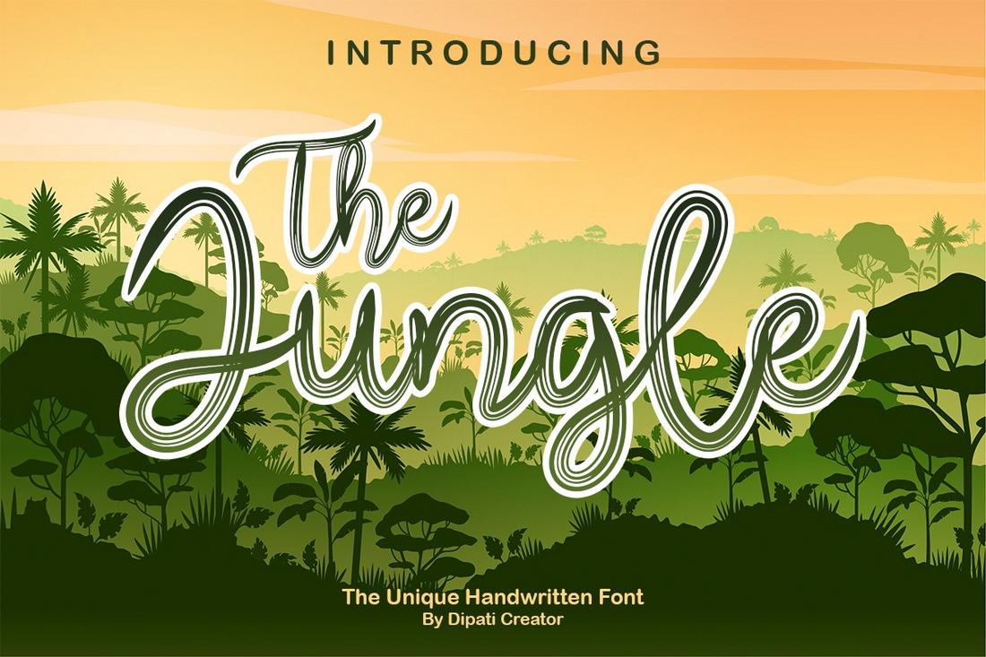 A free handwritten font
