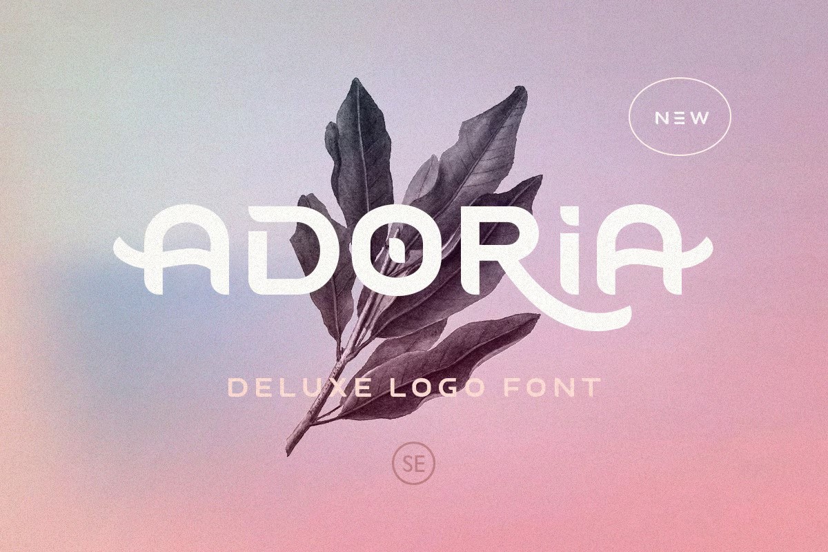 An deluxe logo font