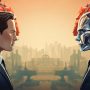 A human and robot