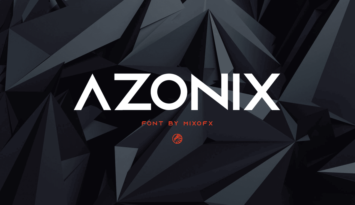 A modern logo font