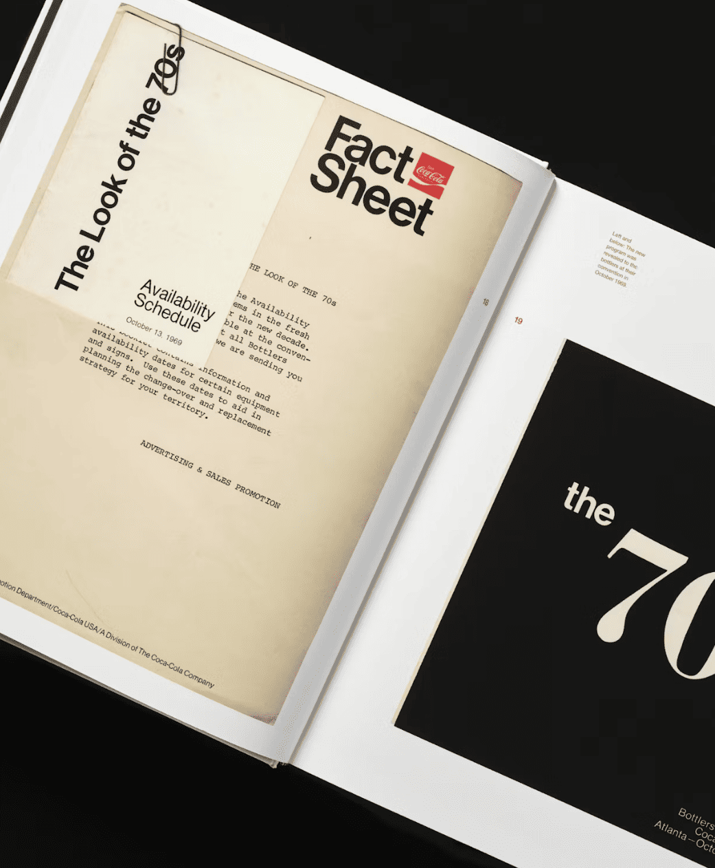 The fact sheet in Coca-Cola book