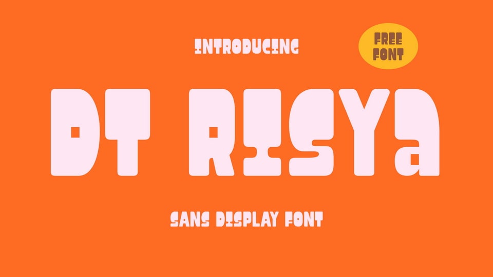 A free sans dispay font