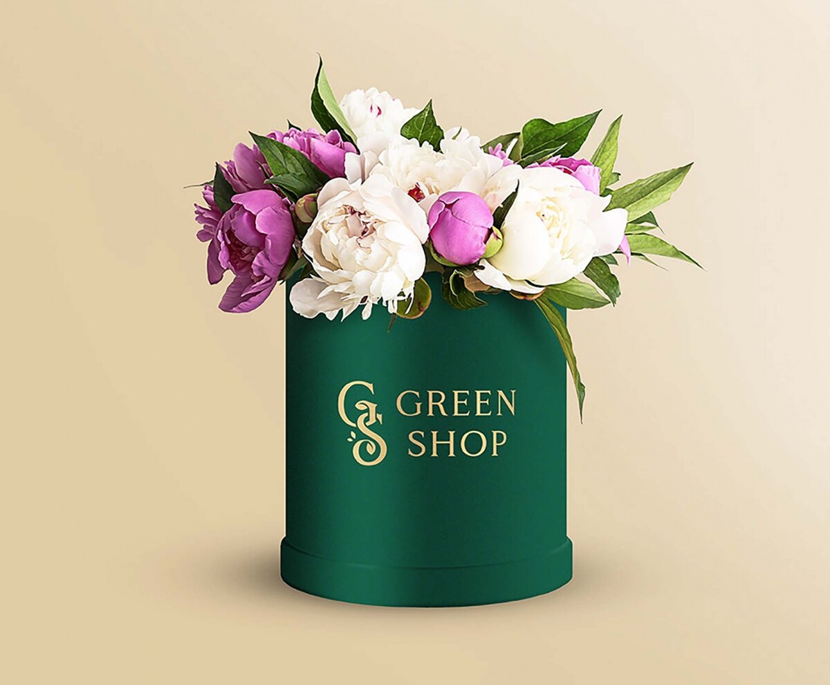 A free flower pot mockup
