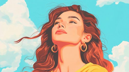 Girls face portrait