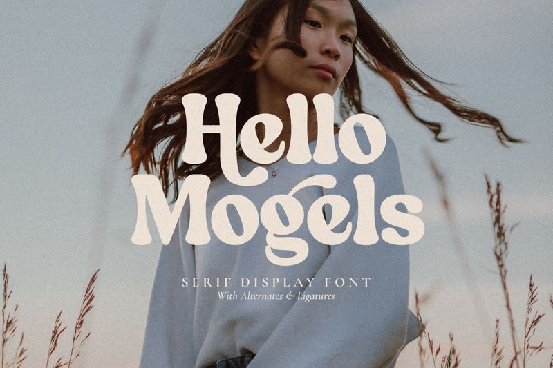 An aesthetic summer font