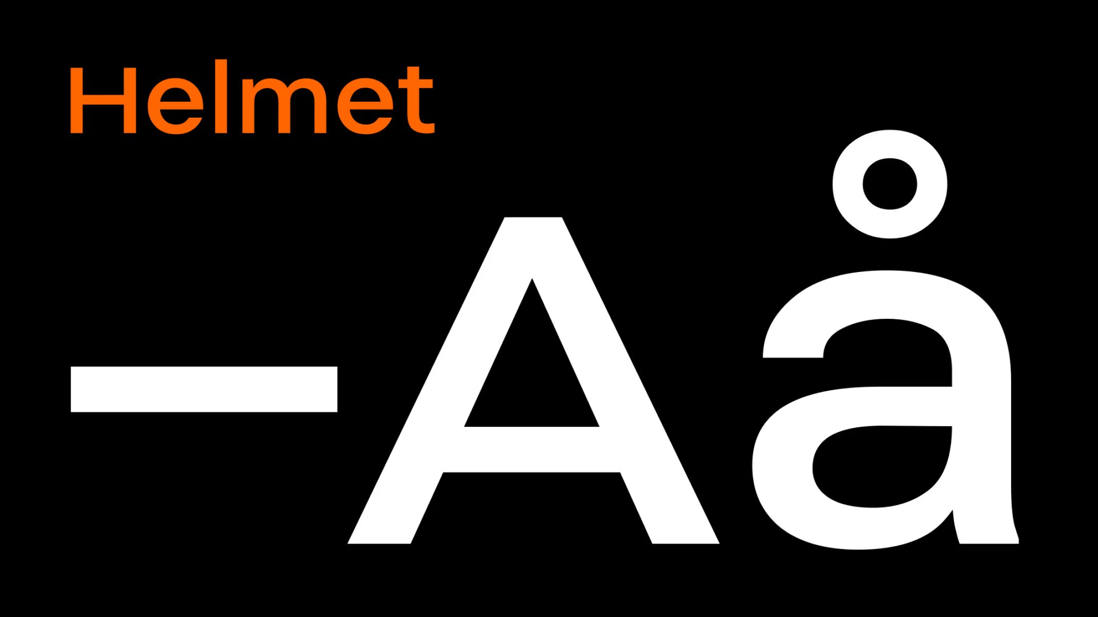 A neo-grotesque display typeface