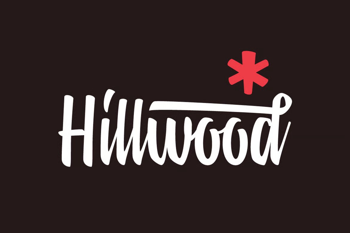 A brush script font for logos