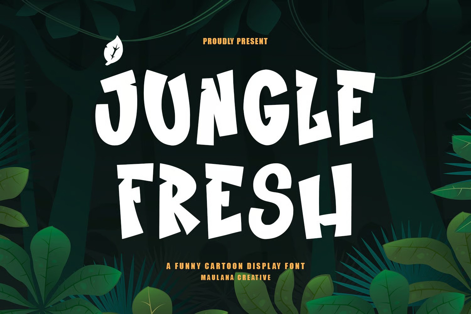 A funny cartoon display font