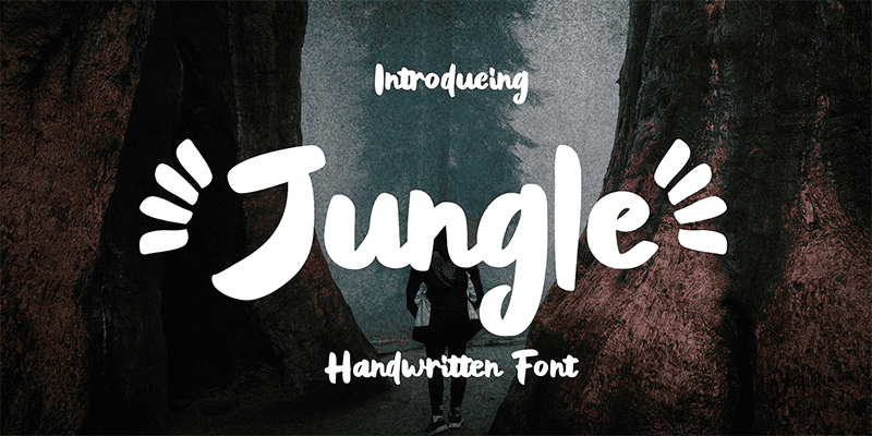 A free handwritten font