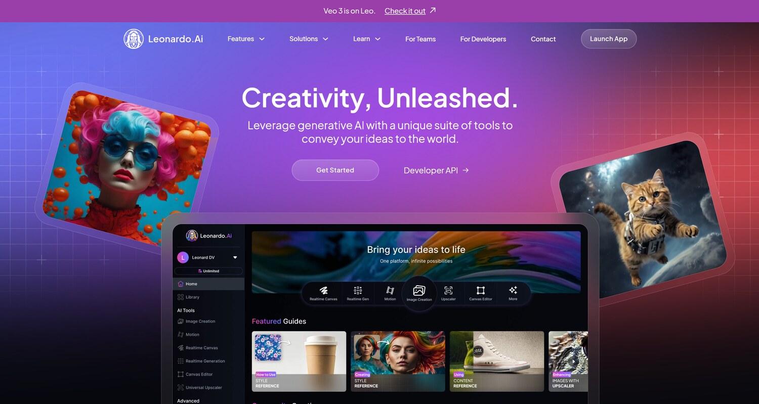 A creative Leonardo AI tool