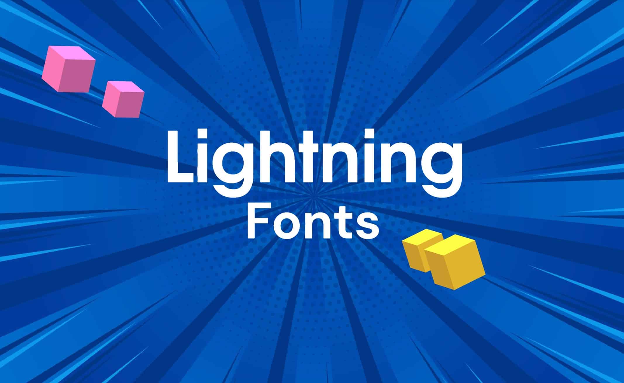 Lightning fonts cover