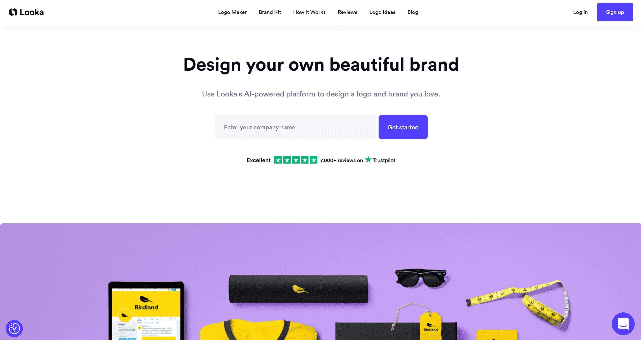 Loka website layout