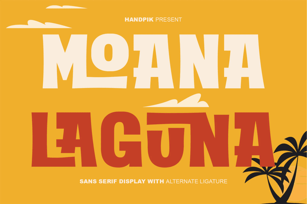 A sans serif display font