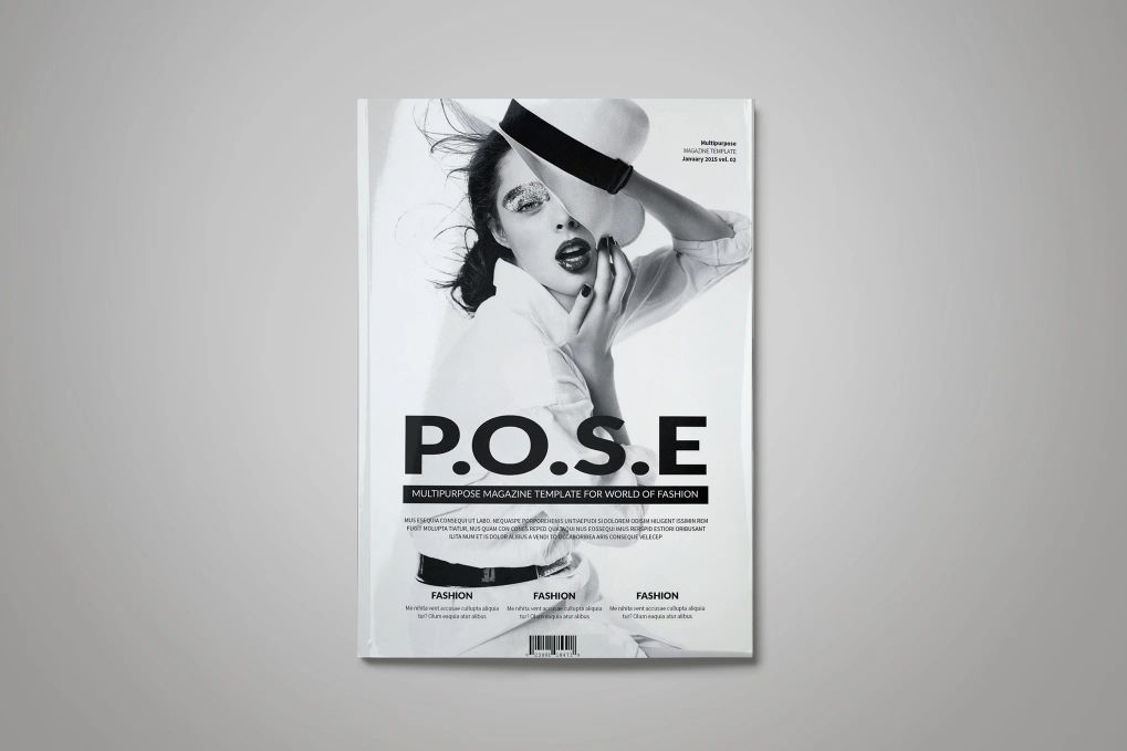 A multipurpose magazine template
