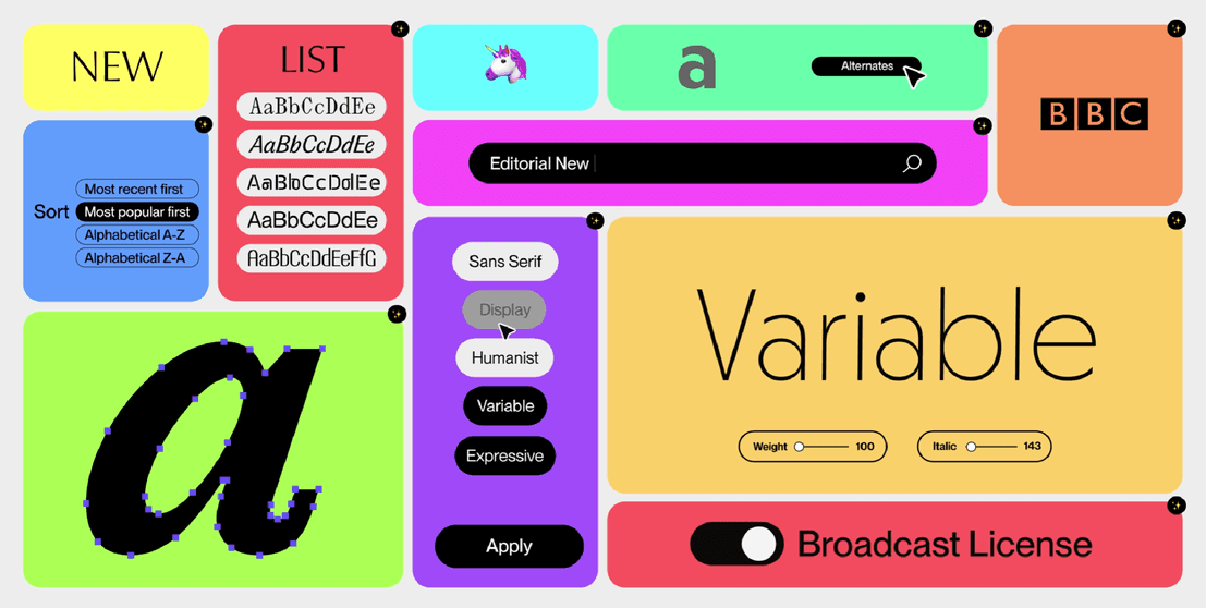 A Pangram Pangram website layout