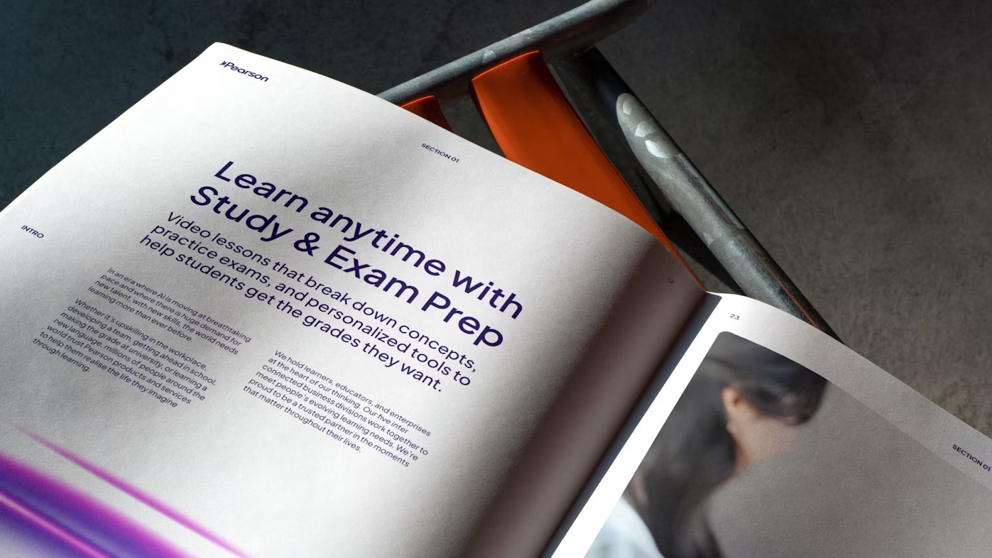 A new Pearson branding