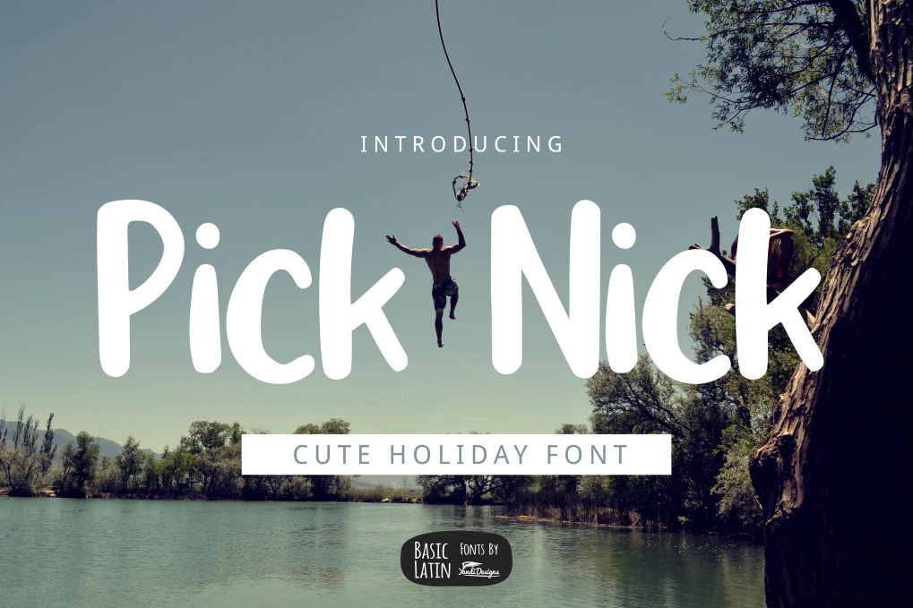 A cute holiday font