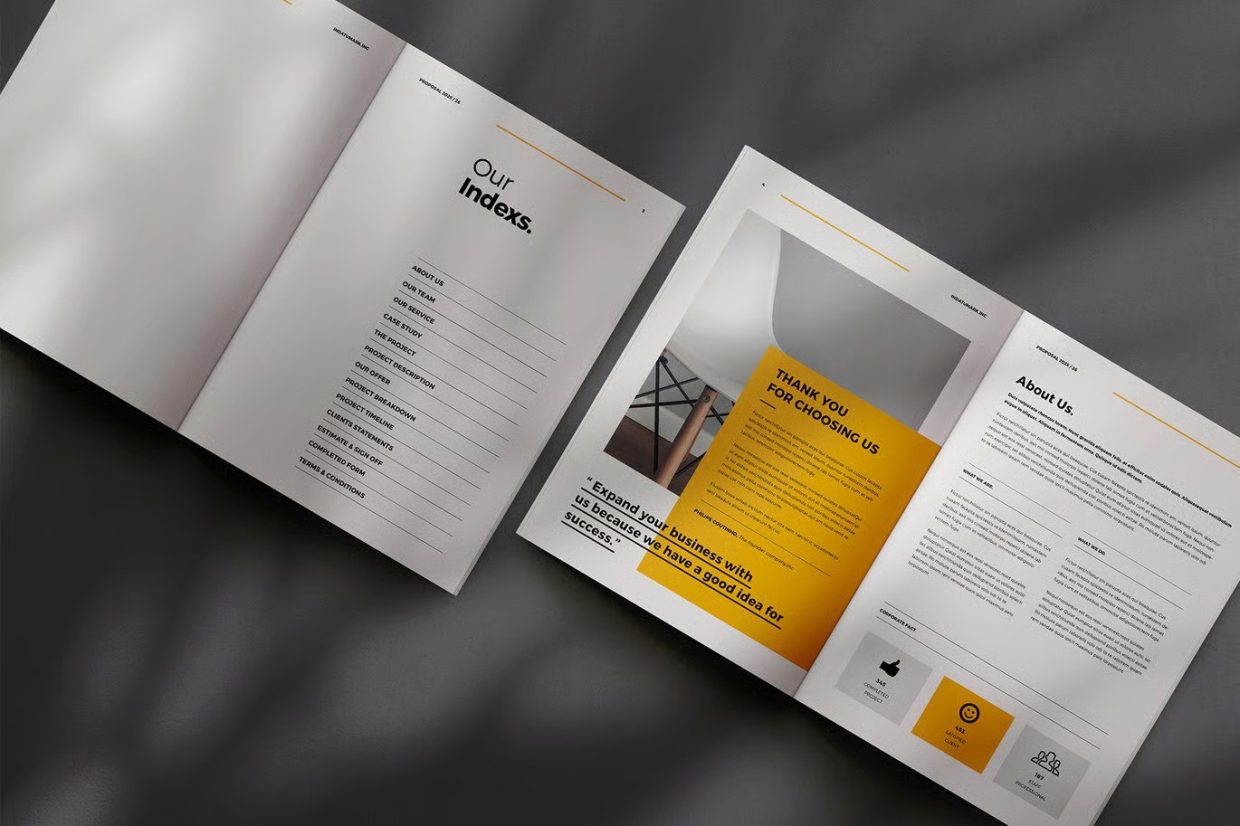 A project business proposal template