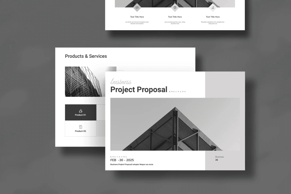 A landscape project proposal template