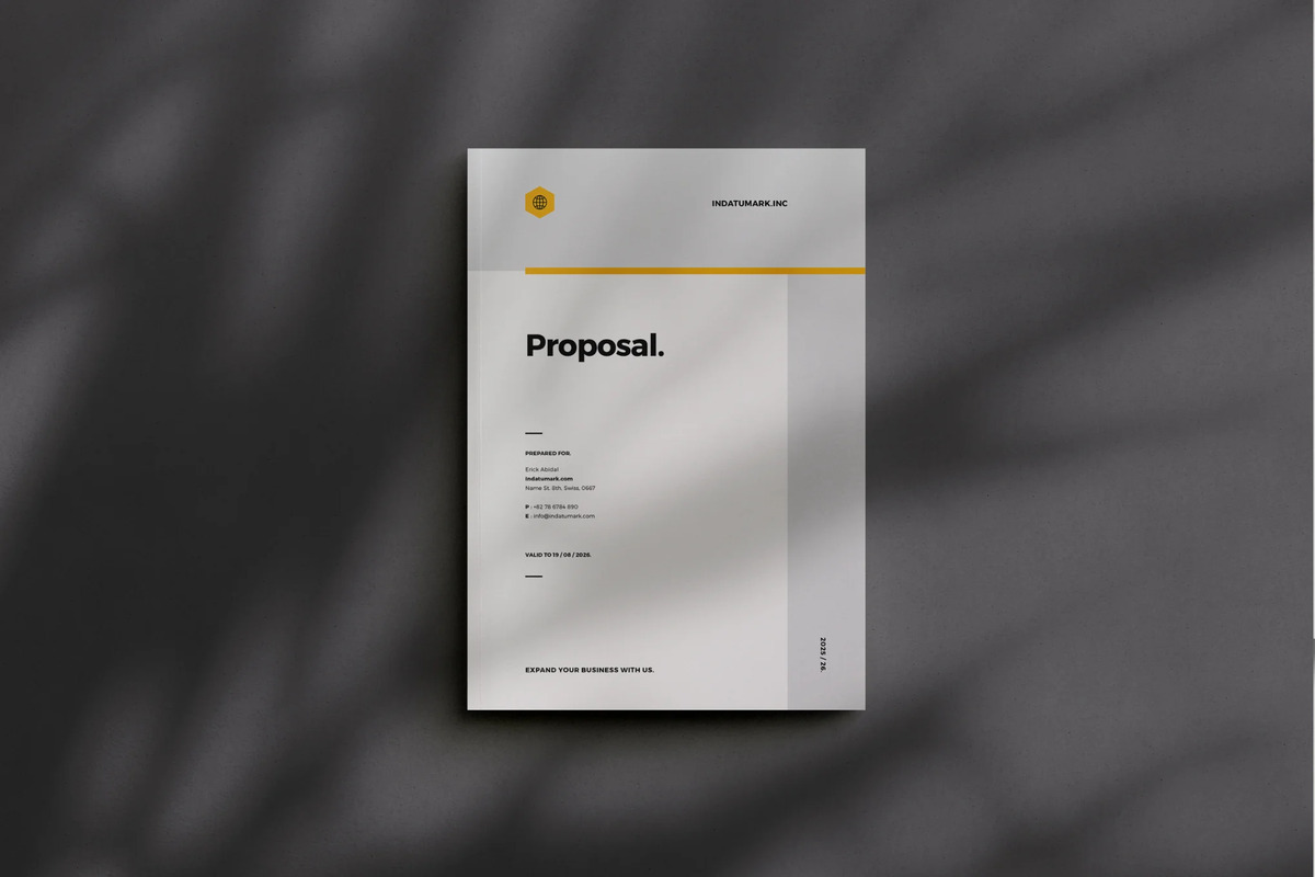 A project proposal minimalist