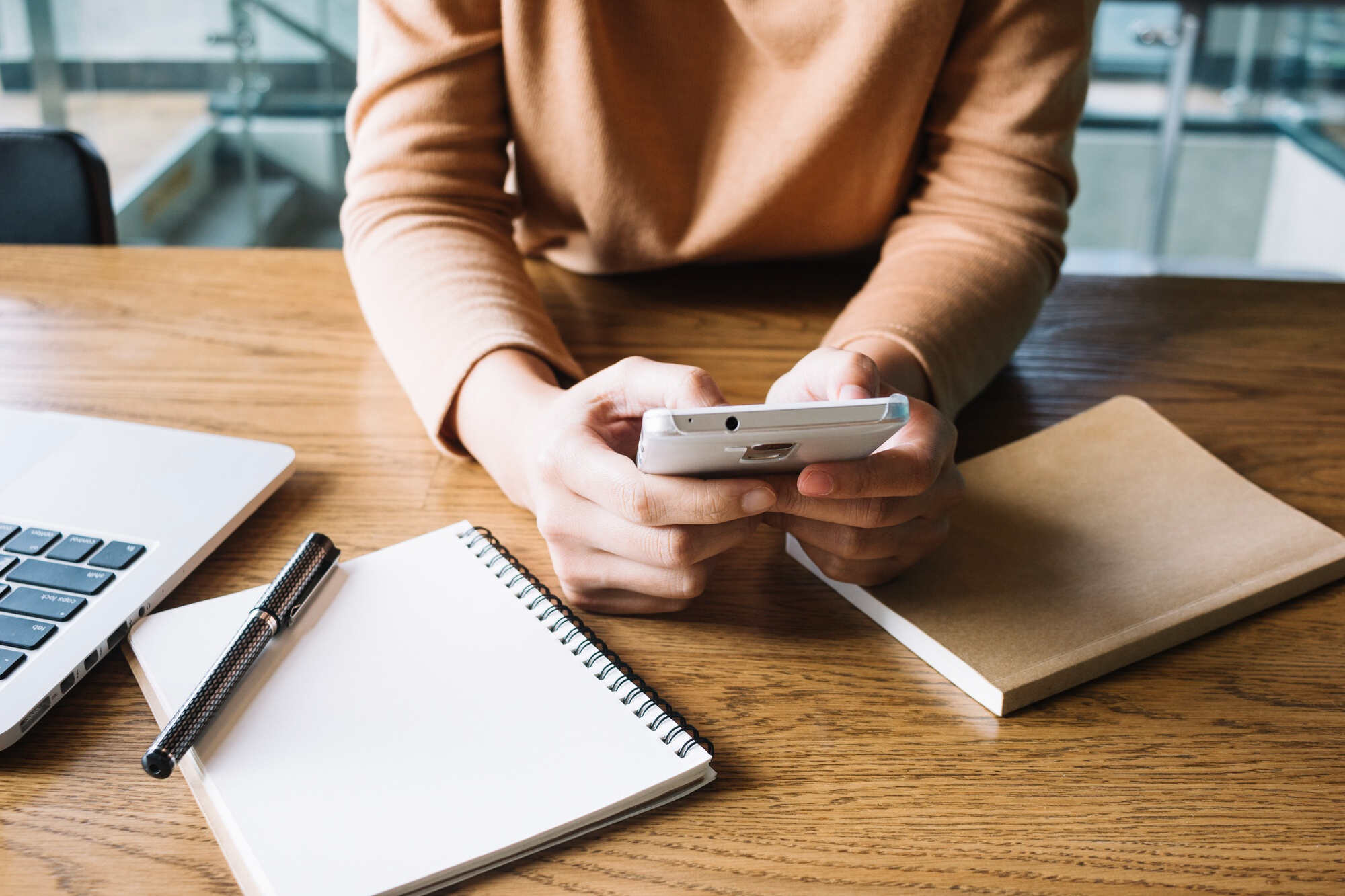 Reading on smartphone
