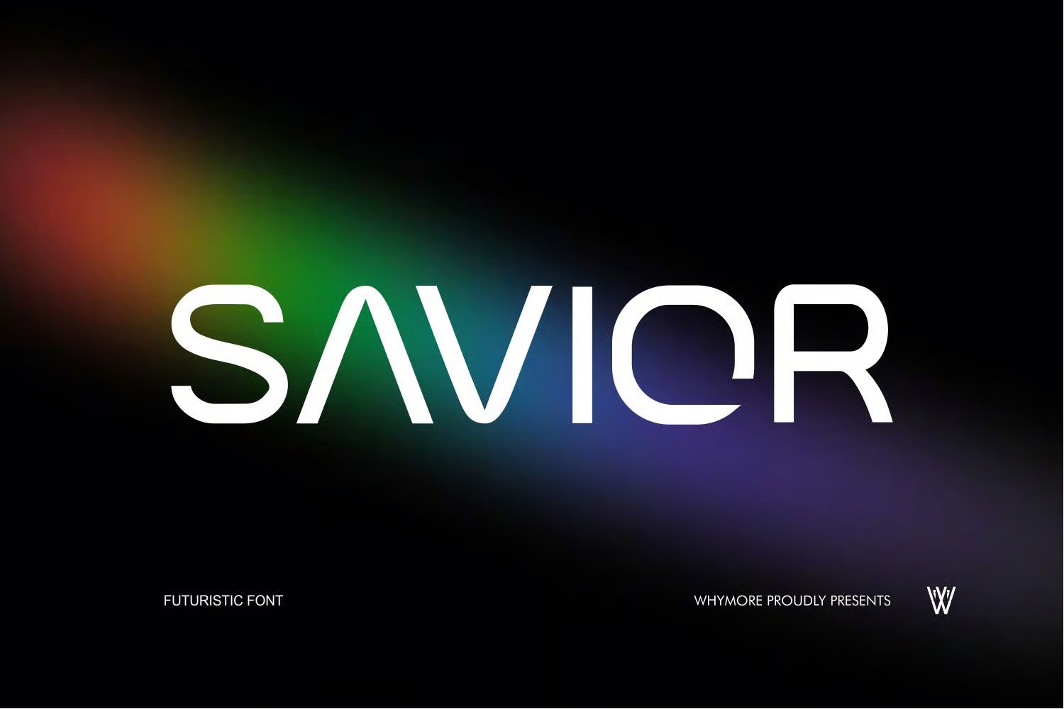 A futuristic techno logo font