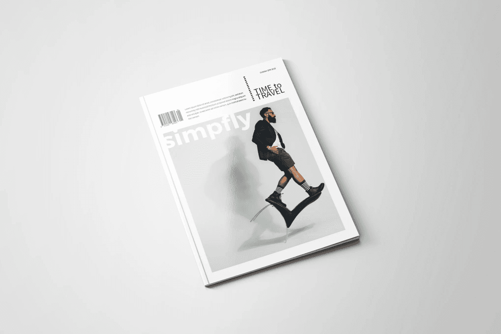 A clean magazine template