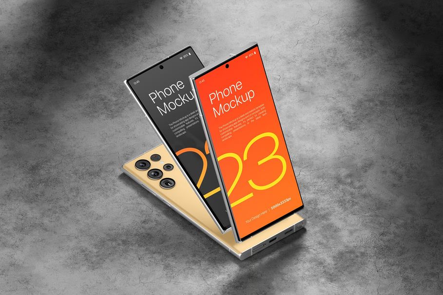 An Samsung Galaxy S23 Mockup