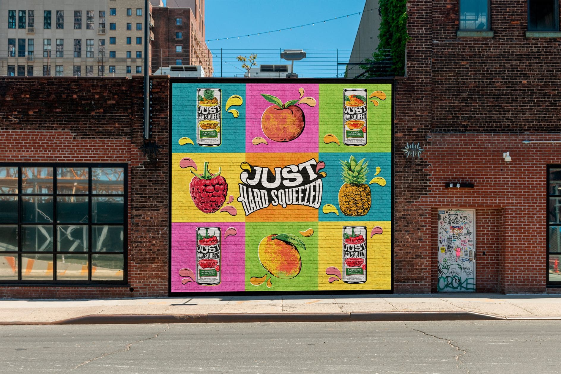 A posters on the wall of the beverage