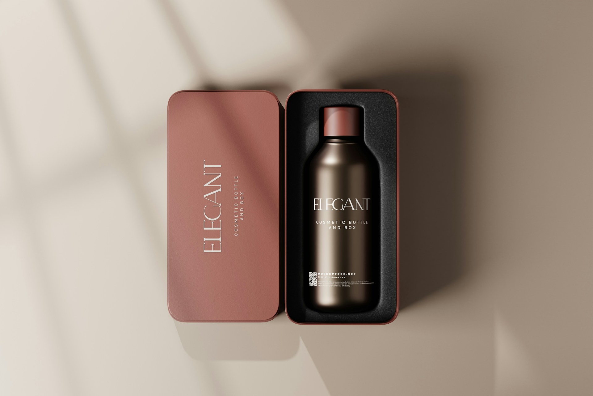 A tin cosmetic packaging design