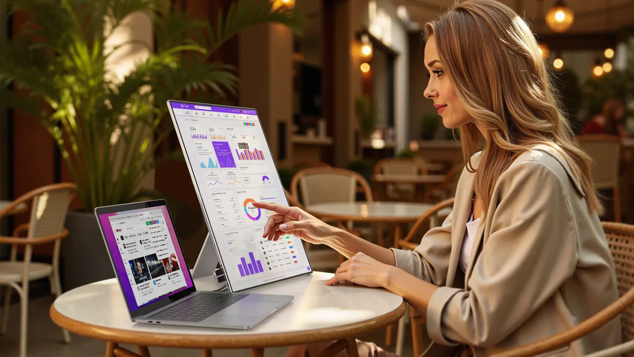 The UPERFECT Omega portable foldable monitor