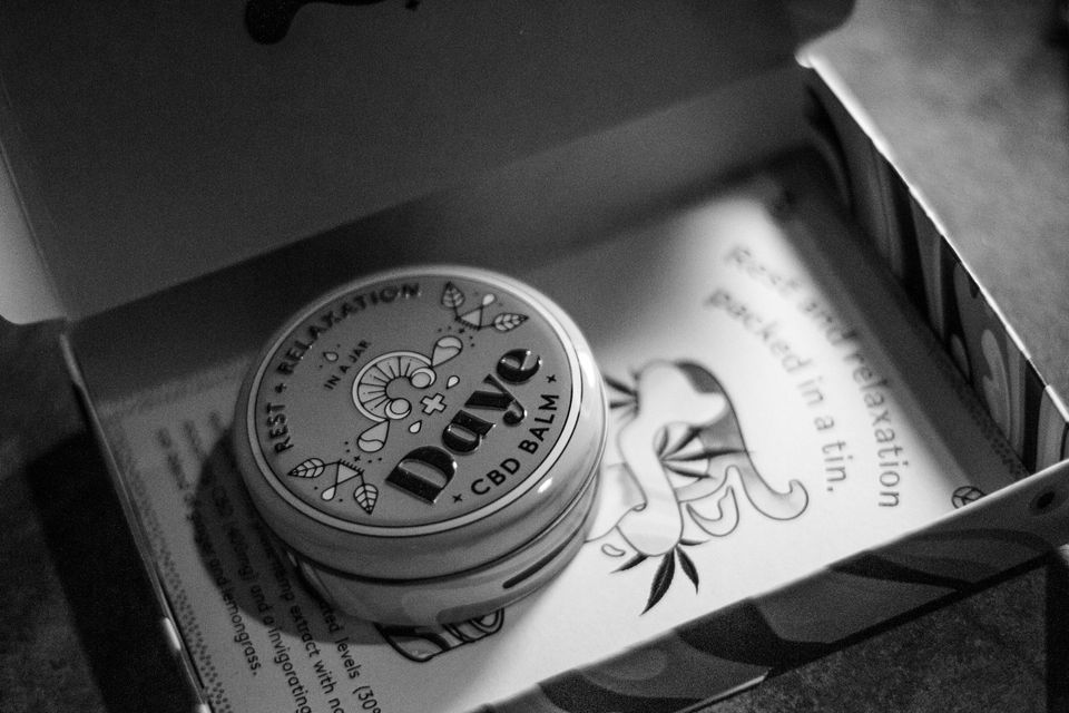 A tin packaging of balm