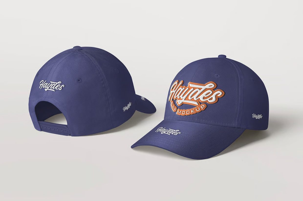 Baseball cap mockup
