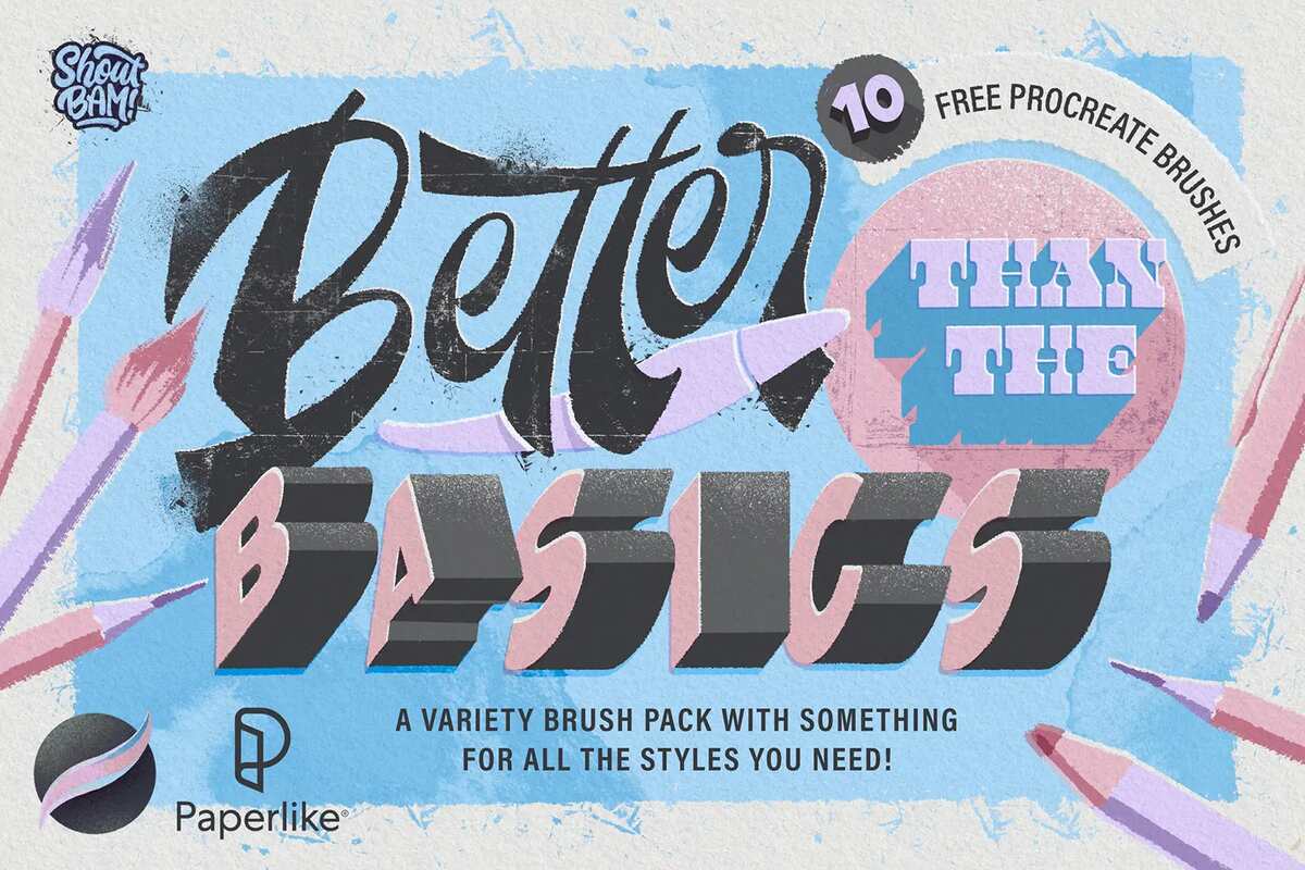 A free Procreate brush pack