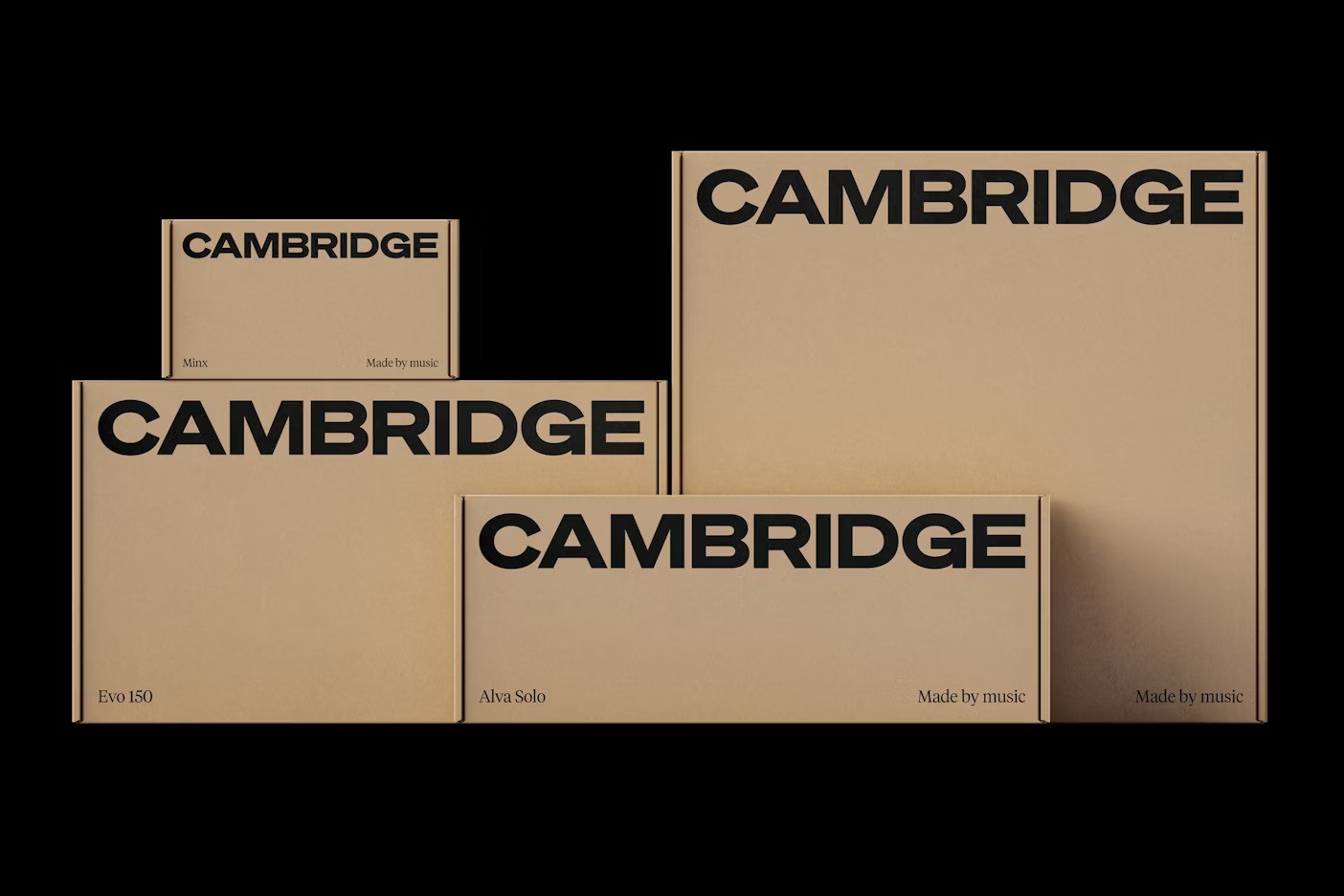 A Cambridge Audio packaging