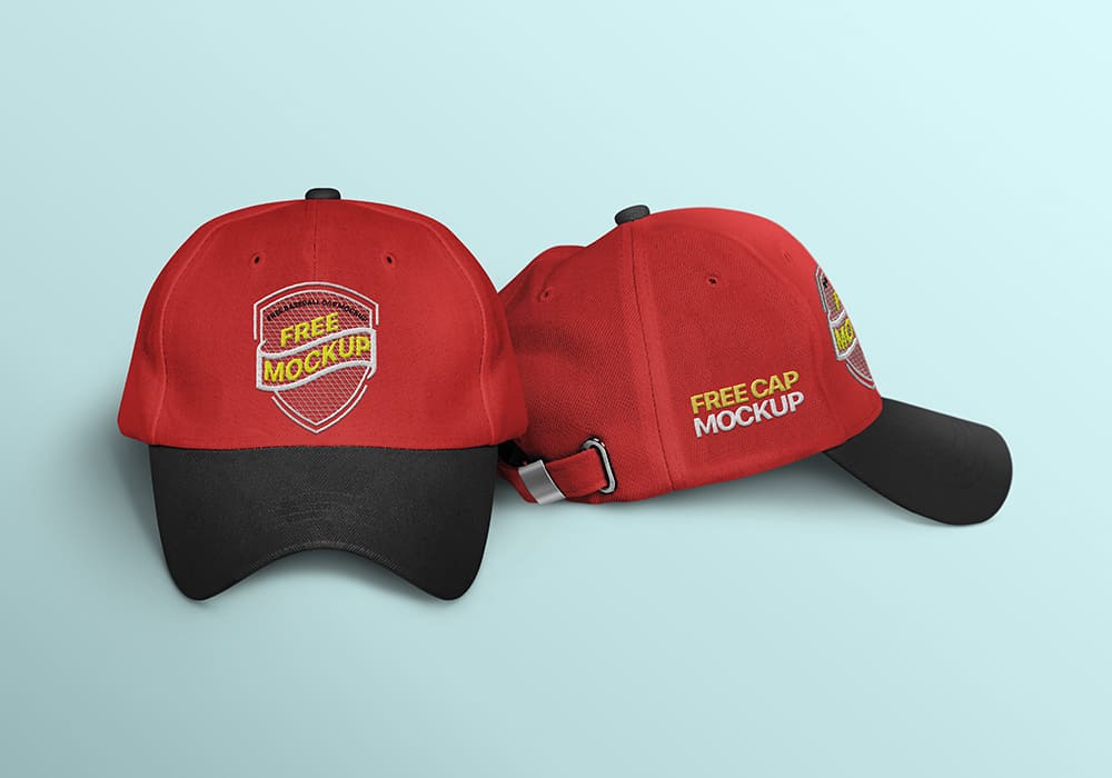 A free embroidery cap mockup