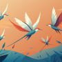 A bird logo templates cover
