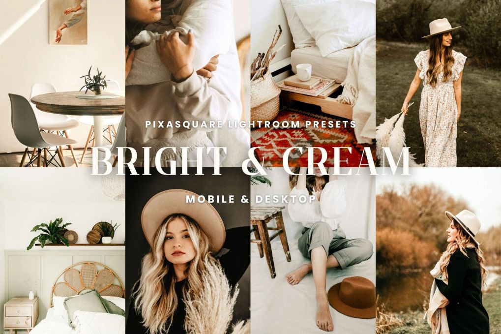 A bright and cream Lightroom presets