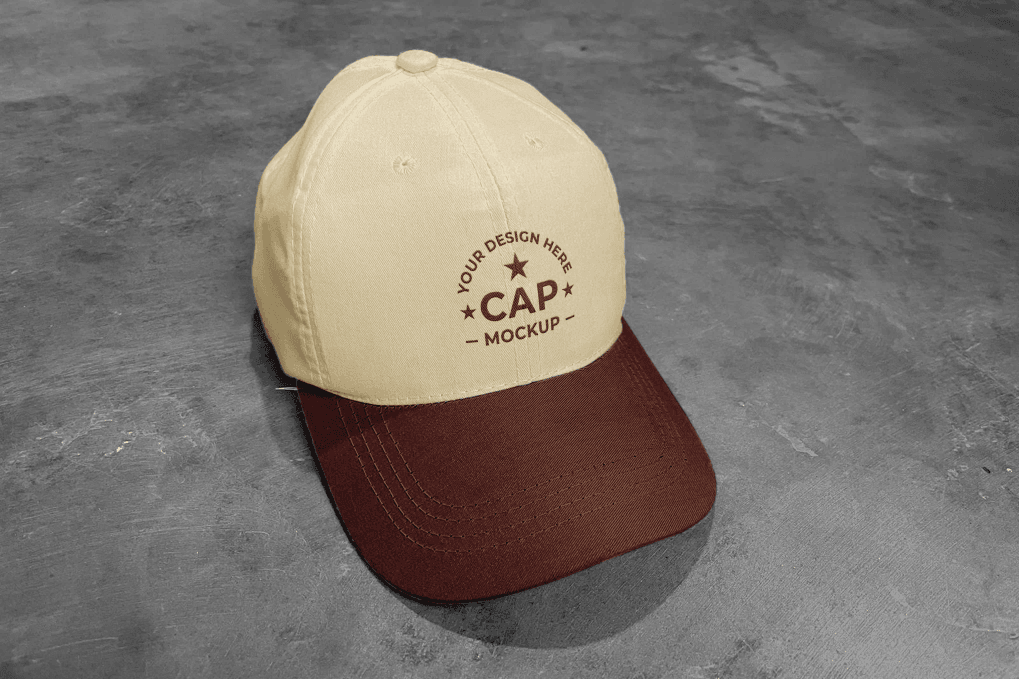 A cap mockup template