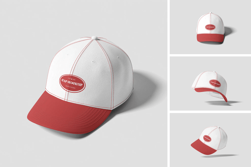 A cap mockup set