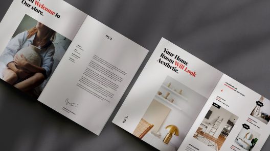A catalog brochure templates cover