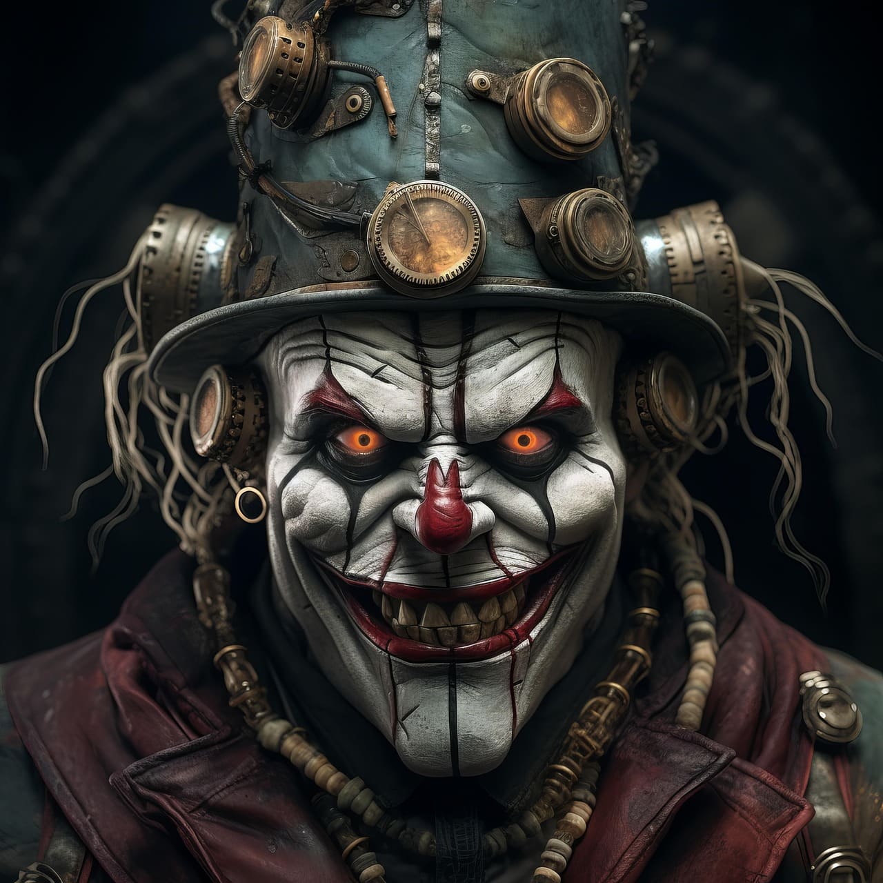 A Stempunk clown