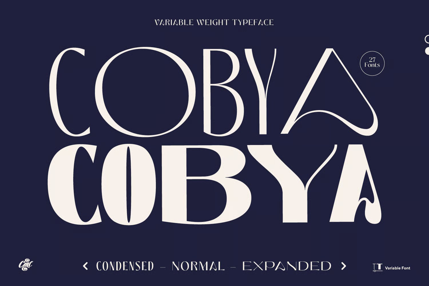 A Cobya variable font