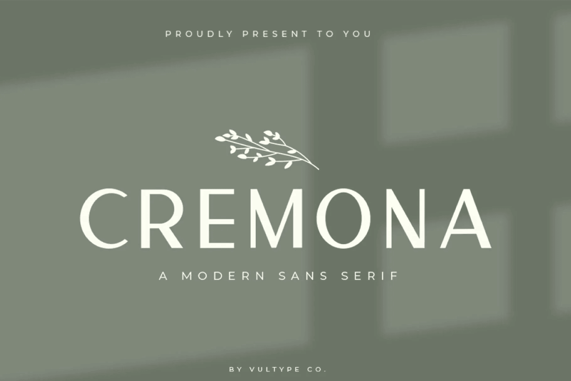 A free modern sans serif font