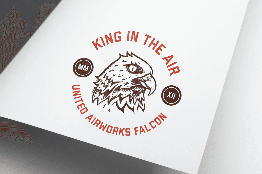 An Eagle Logo template