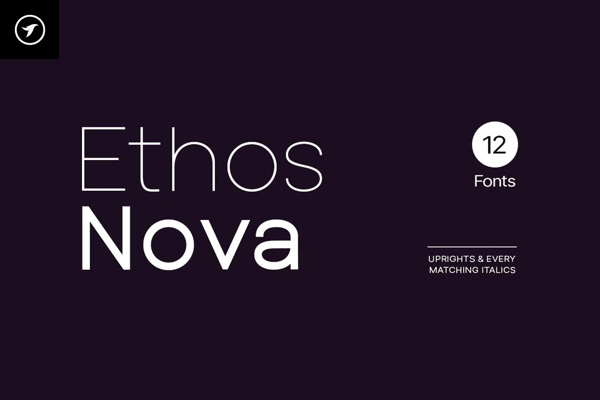 A minimalist sans serif typeface